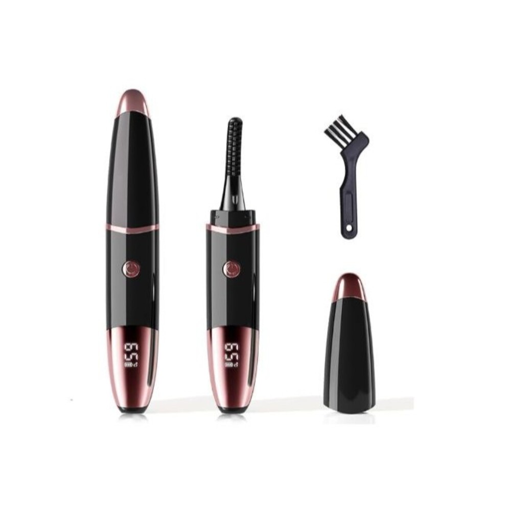 Heated Eyelash Curlers Fast Heat up Within 10s- 24 Hours Long Lasting Rechargeab